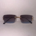 Cartier Glasses With Gold Frames 1:1