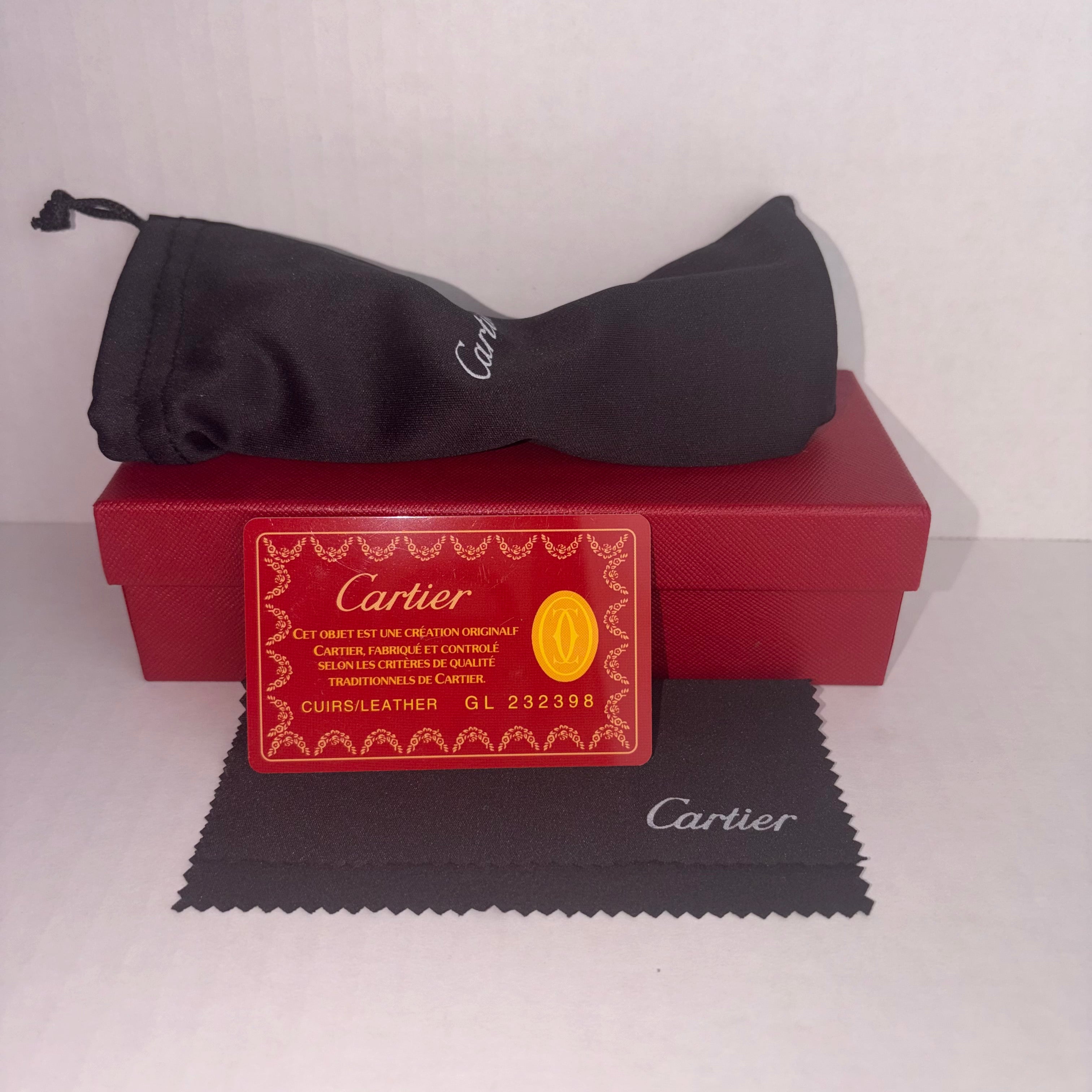 Cartier Glasses With Gold Frames 1:1