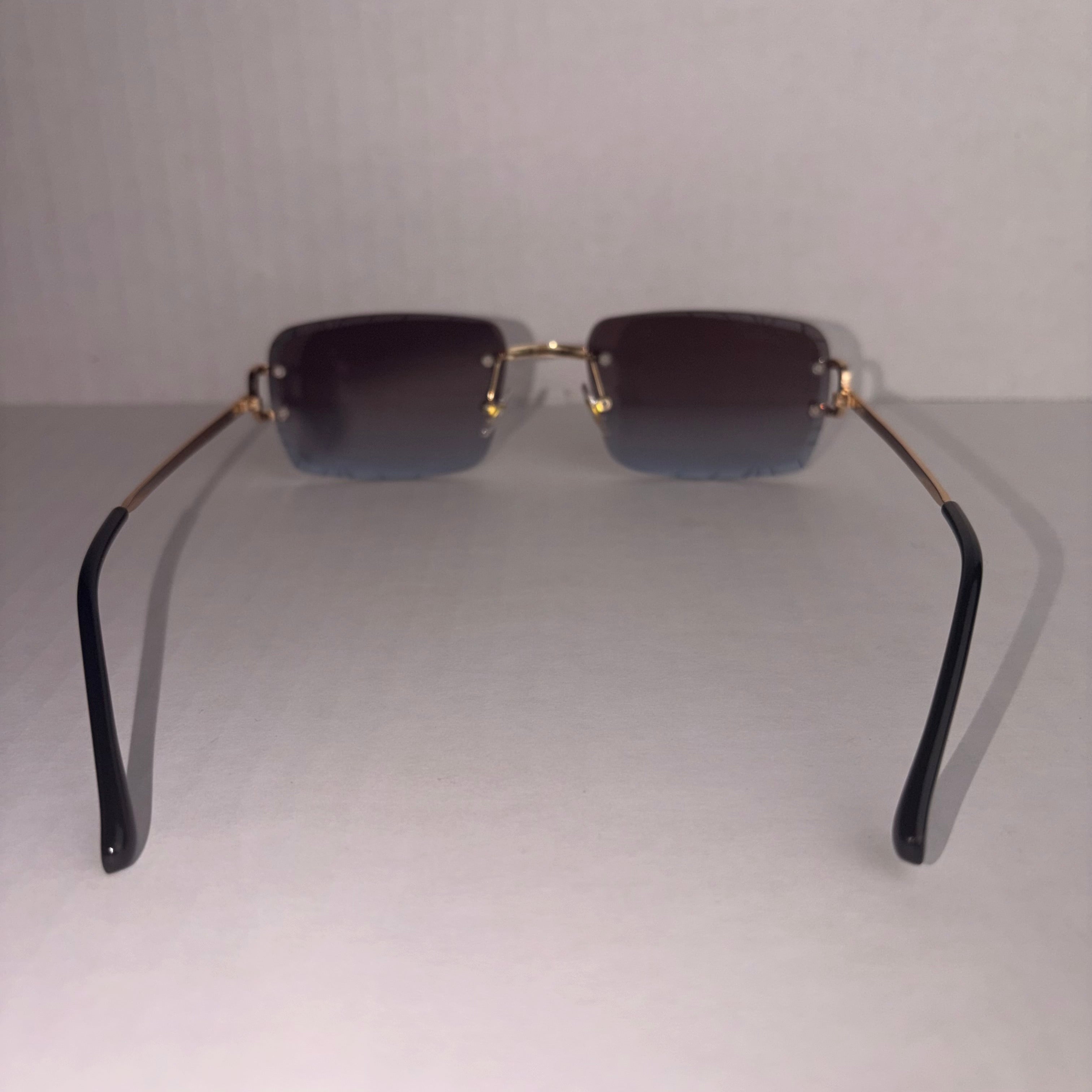 Cartier Glasses With Gold Frames 1:1